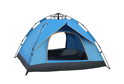 Outdoor automatic enlarged double-layer camping tent