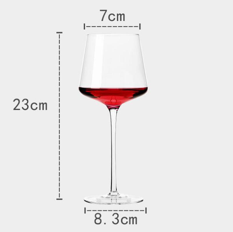 Personalized Long Stem Burgundy Home Goods Crystal White Wine Glass