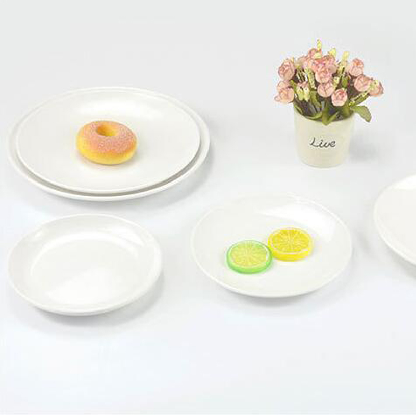 Wholesale Porcelain Round Dinner Plates for Banquet, Hotel or Restaurant