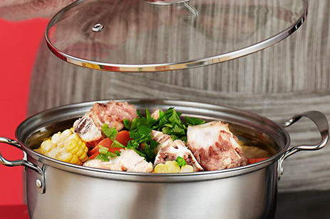 Wholesale Stock Pot Set Stainless Steel Casserole Hotpots