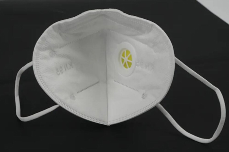 Air Pollution Mouth Protective White N95 Dust Mask with Valves