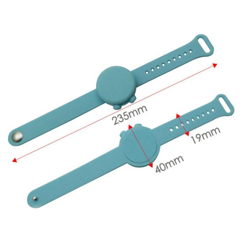 Manufacturer Popular Silicone Adjustable Hand Sanitizer Wristband Bracelet with Refill Bottle