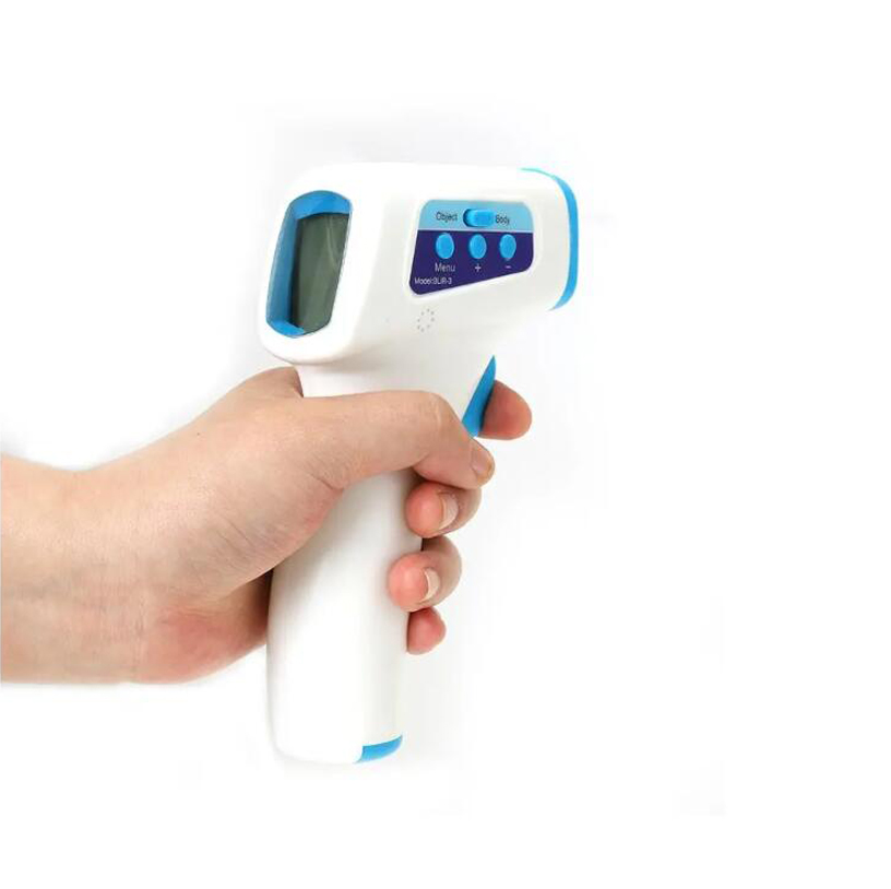 Stock CE Approved Dual-Use Non-Contact Infrared Thermometer for Human and Object