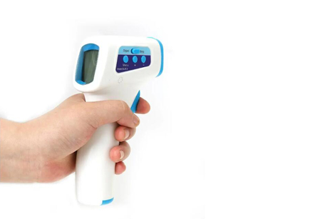 Stock CE Approved Dual-Use Non-Contact Infrared Thermometer for Human and Object