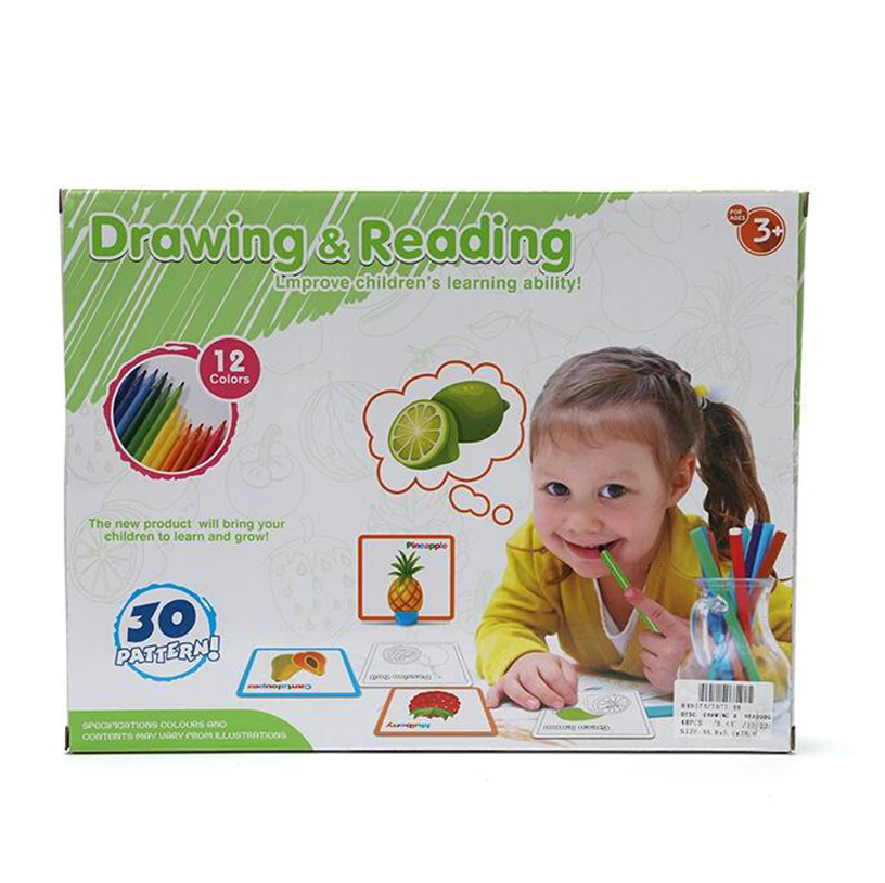 Hot Sale Children Drawing & Reading Set DIY Painting Educational Toys