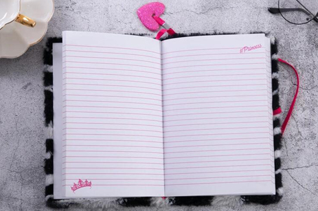 Soft Plush Notebook Stuffed Diary Journal for Office Supplies