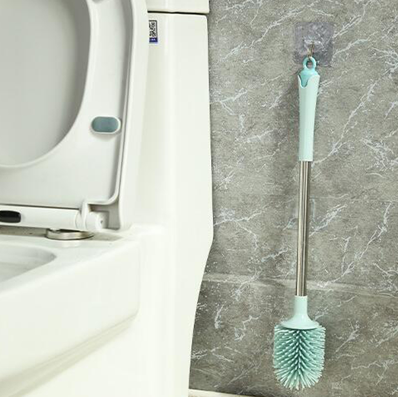 Soft TPR Concise Standing Silicone Toilet Brush