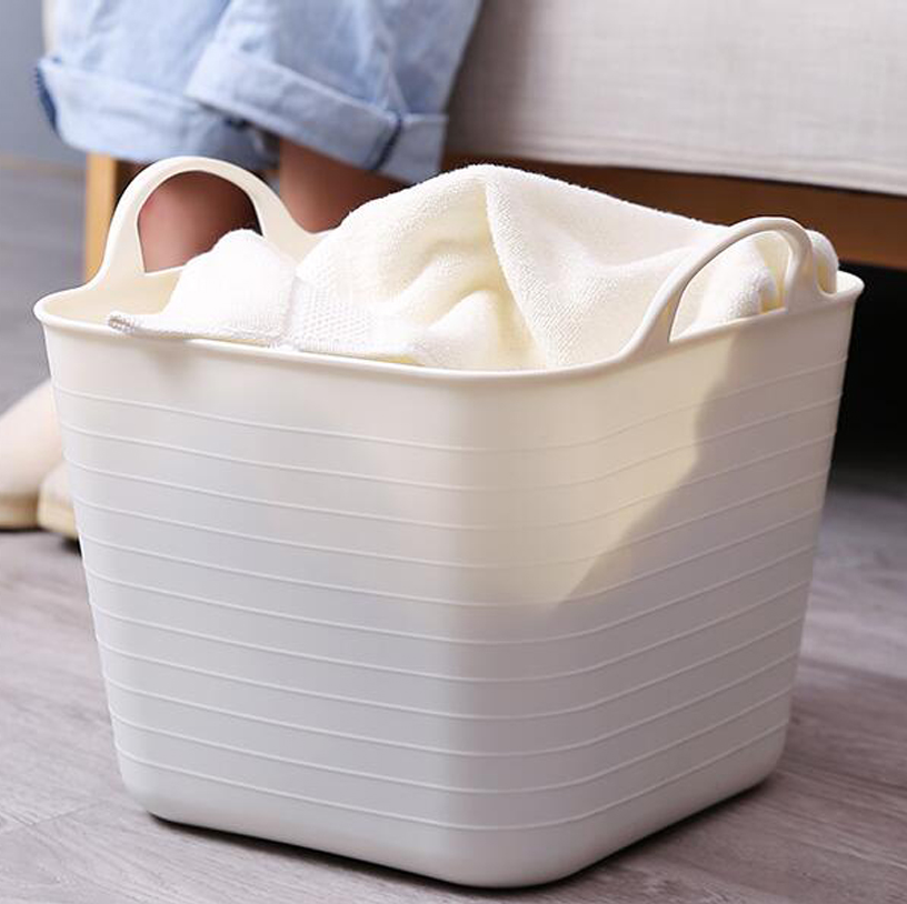 Heavy Duty Soft Plastic PE Basket for Storage