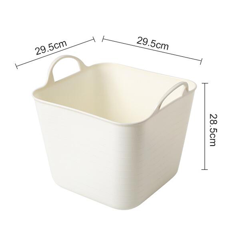 Heavy Duty Soft Plastic PE Basket for Storage