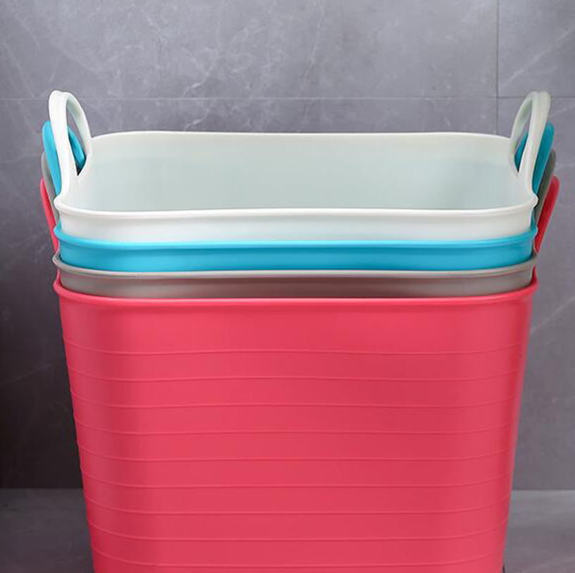 Heavy Duty Soft Plastic PE Basket for Storage