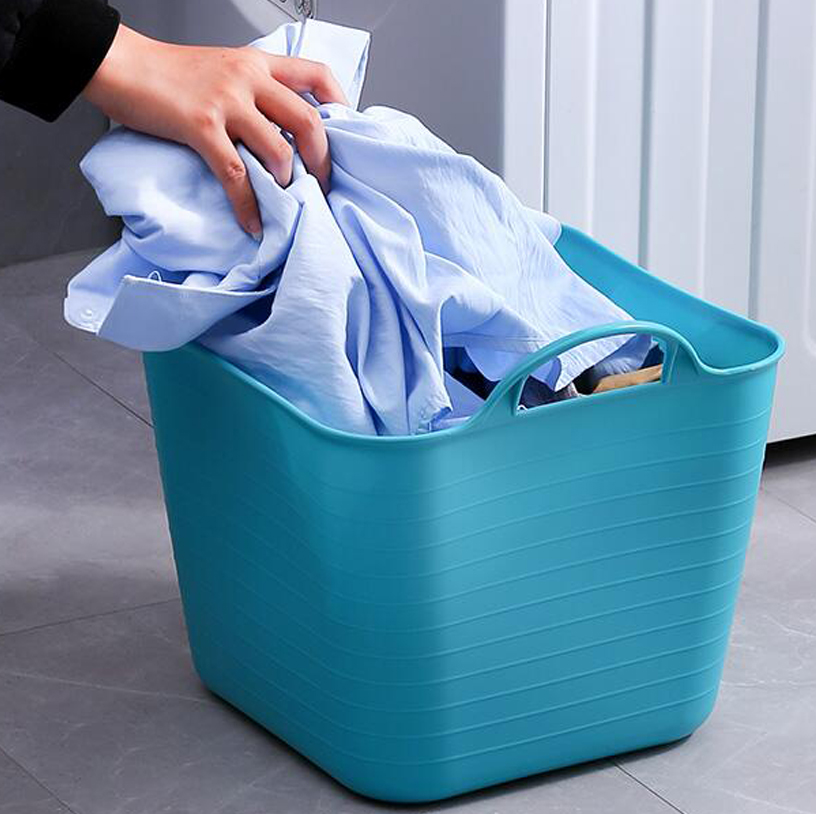 Heavy Duty Soft Plastic PE Basket for Storage