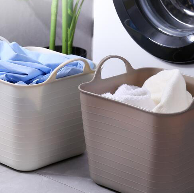 Heavy Duty Soft Plastic PE Basket for Storage