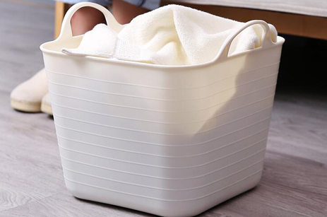 Heavy Duty Soft Plastic PE Basket for Storage