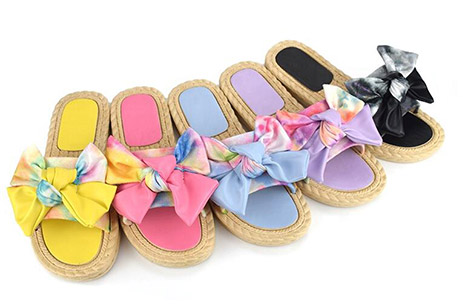 Flat Bow Sandals for Women Summer Slippers