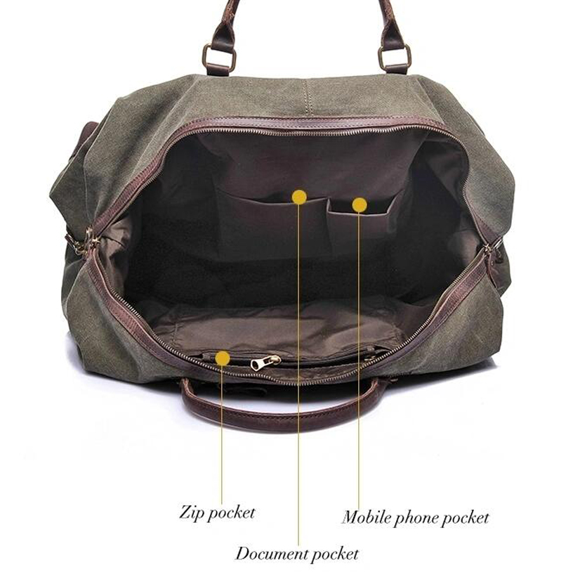 Travel Bag Durable Canvas Handbag