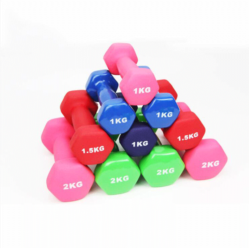 Neoprene Dumbbell with Different Color Body Workout