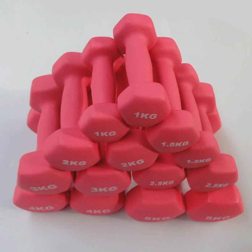 Neoprene Dumbbell with Different Color Body Workout