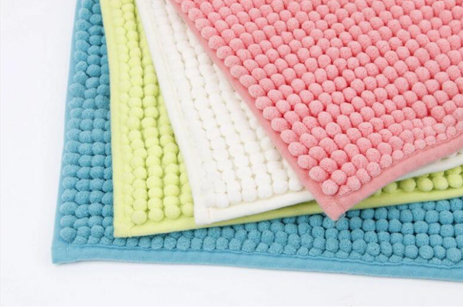 Plush Micro-polyester Decorative Bath Mat