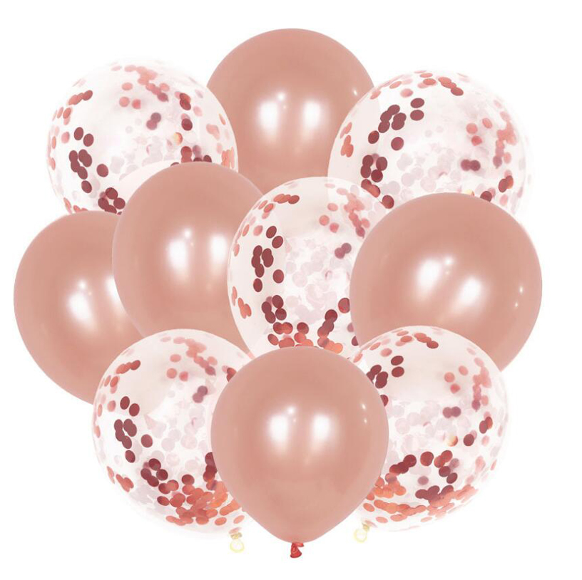 10 PCS Inflatable Confetti Latex Balloons Party Decoration