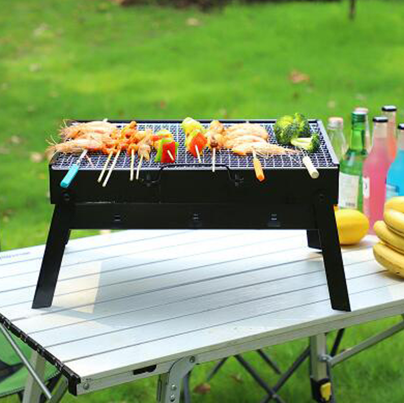 Wholesales Outdoor Camping Folding Mini Charcoal Portable BBQ