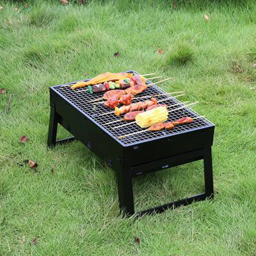 Wholesales Outdoor Camping Folding Mini Charcoal Portable BBQ Grill