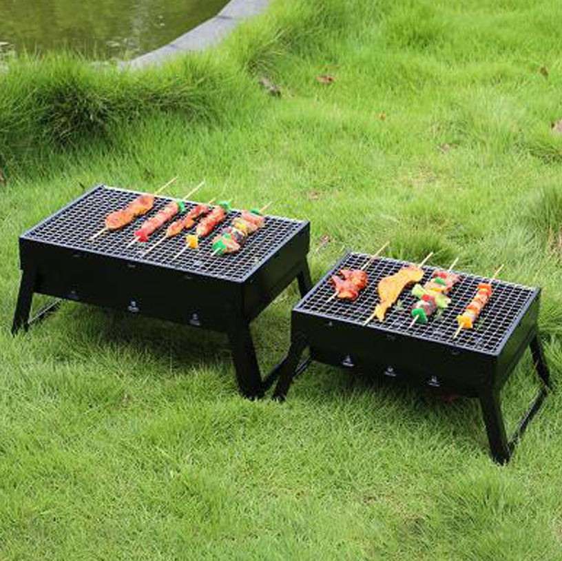 Wholesales Outdoor Camping Folding Mini Charcoal Portable BBQ Grill