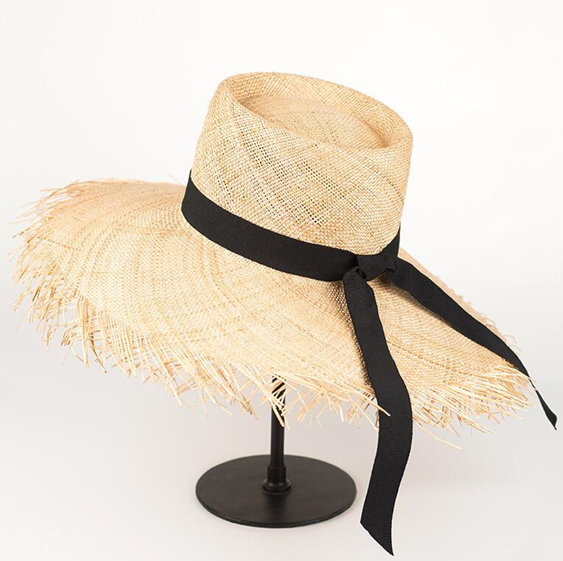 Summer Sun Hat Women Straw Floppy Hat​