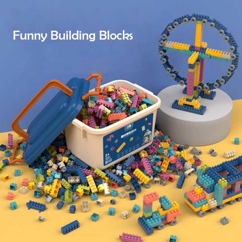 Children Funny Building Blocks