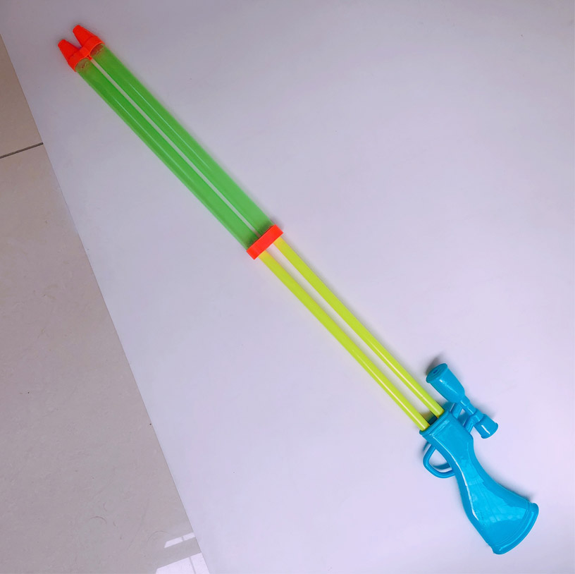 Double Barrel Squirt Gun Plastic Water Pumping Toy For Children