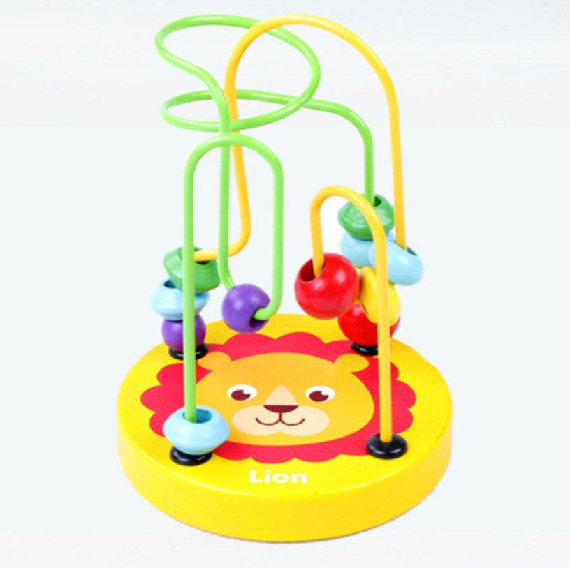 Wooden Early Childhood Clock Rattle Music Toy