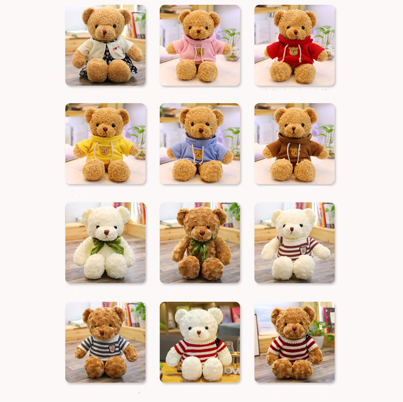 OEM Plush Toy Factory Custom Made Logo Teddy Bear