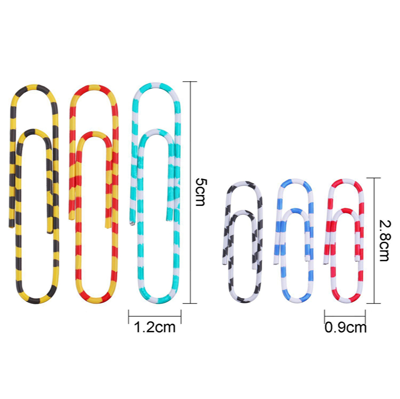 Multi-gauge mixed metal paper clip