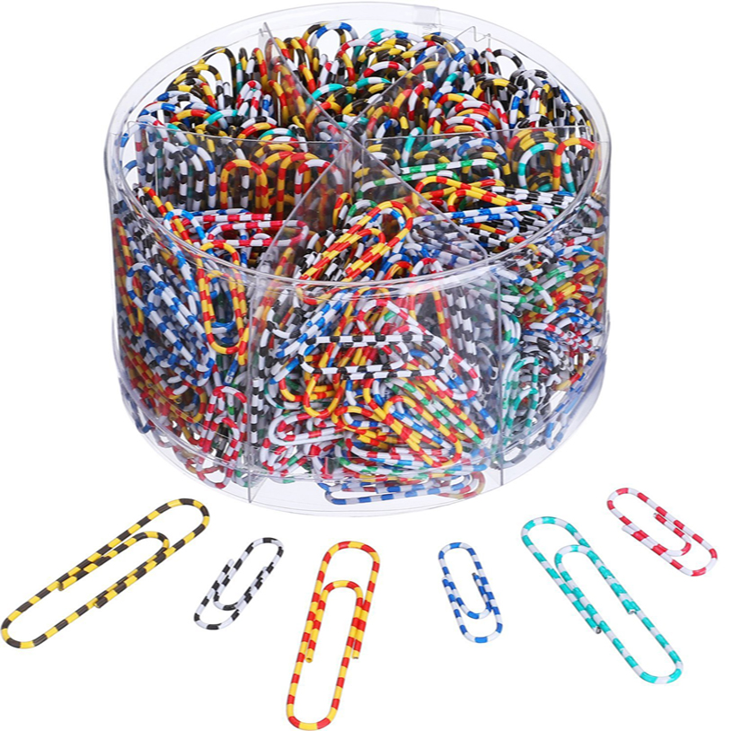 Multi-gauge mixed metal paper clip