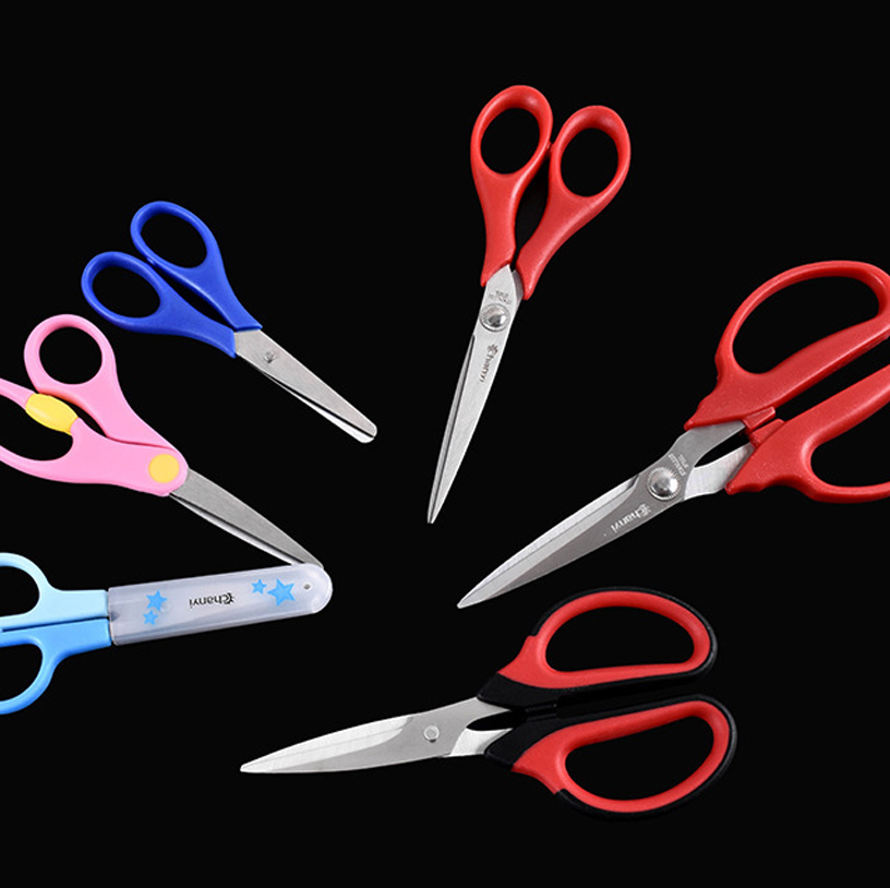 Stainless steel office scissors children's manual work scissors