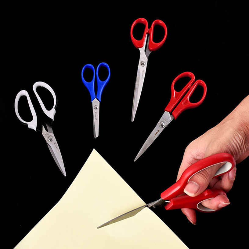 Stainless steel office scissors children's manual work scissors