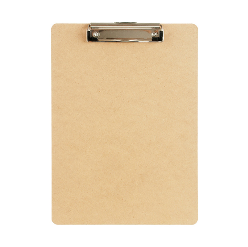 Wooden thick A4 paper clipboard