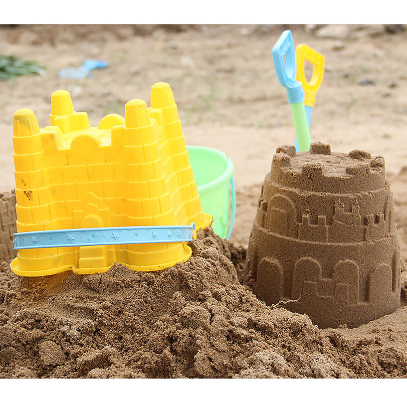 Children's Beach Toy Set Castle Bucket Sand-digging Tools