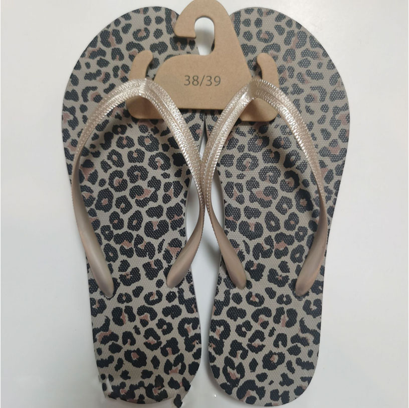 Oem Pe Printing Beach Women Flip Flops