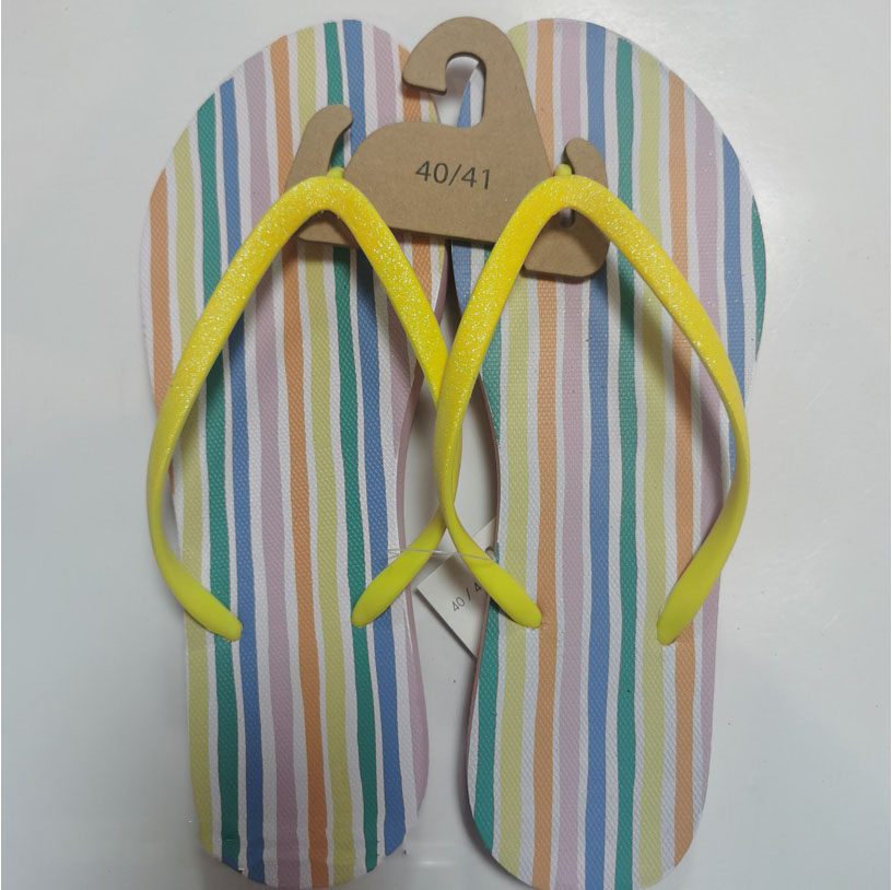 Oem Pe Printing Beach Women Flip Flops