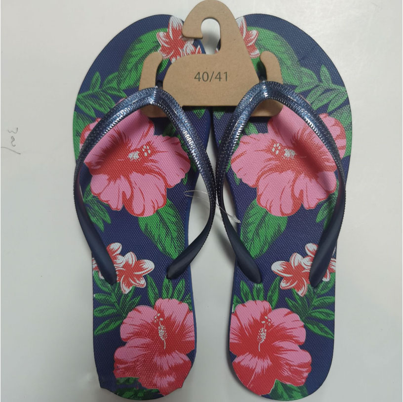 Oem Pe Printing Beach Women Flip Flops