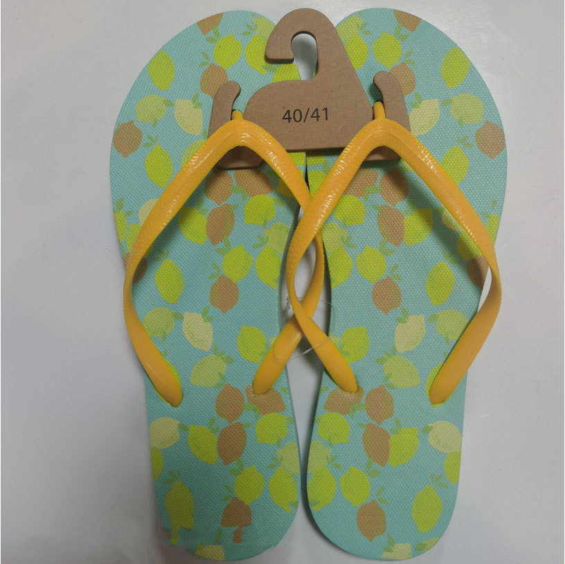 Oem Pe Printing Beach Women Flip Flops