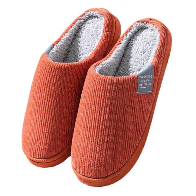 Indoor Winter Plush Slippers Non-slip Warm Slippers
