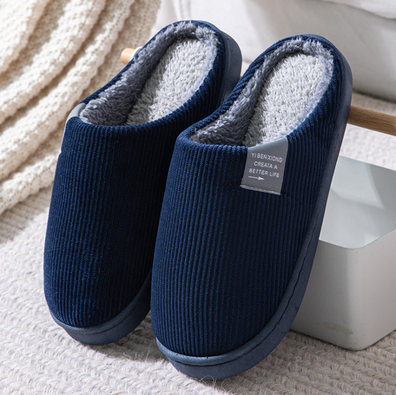 Indoor Winter Plush Slippers Non-slip Warm Slippers