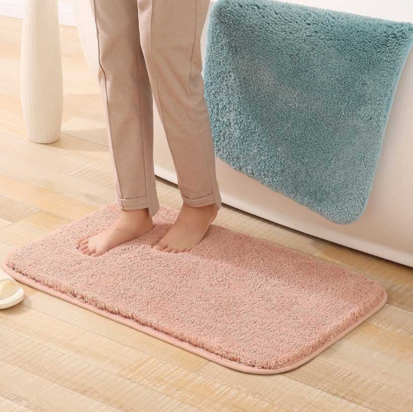 Absorbent Non-slip Plush Bathroom Mat Rugs