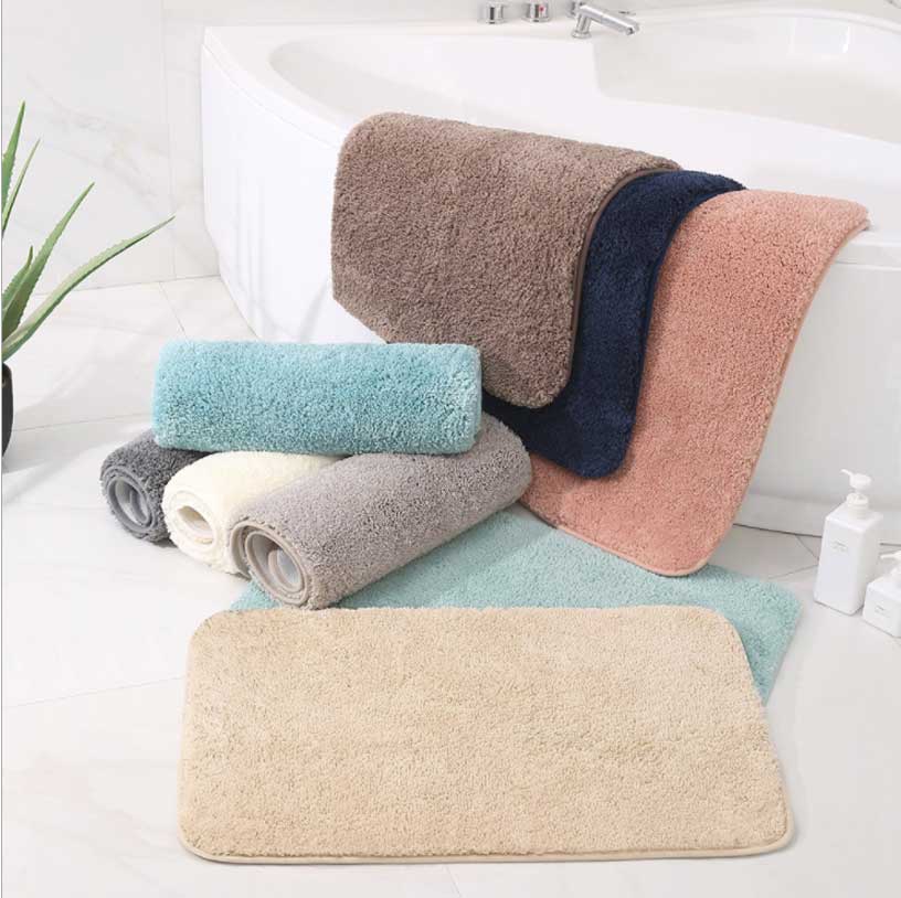 Absorbent Non-slip Plush Bathroom Mat Rugs
