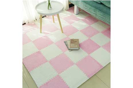 Wholesale Square Patchwork Carpet Bedroom Foam Floor Mat