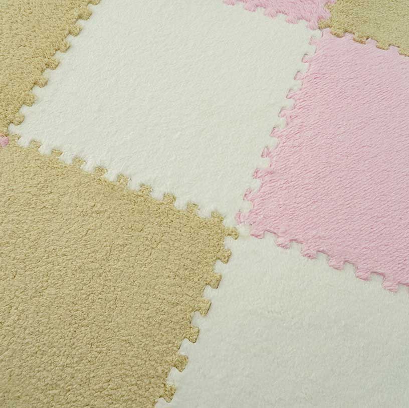 Wholesale Square Patchwork Carpet Bedroom Foam Floor Mat