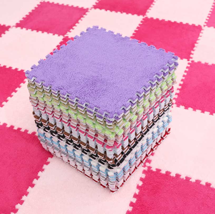 Wholesale Square Patchwork Carpet Bedroom Foam Floor Mat