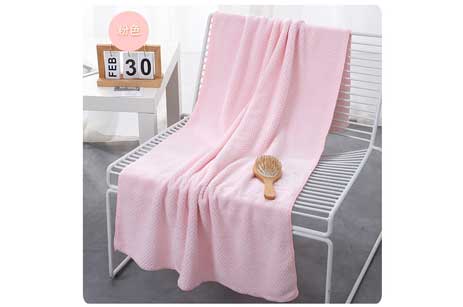 Pineapple Grid Household Adult Bath Coral Velvet Bath Towel