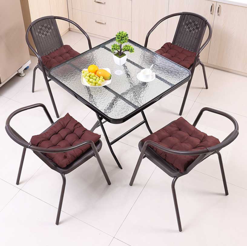 Plastic Rattan Chair Outdoor Balcony Leisure Chair